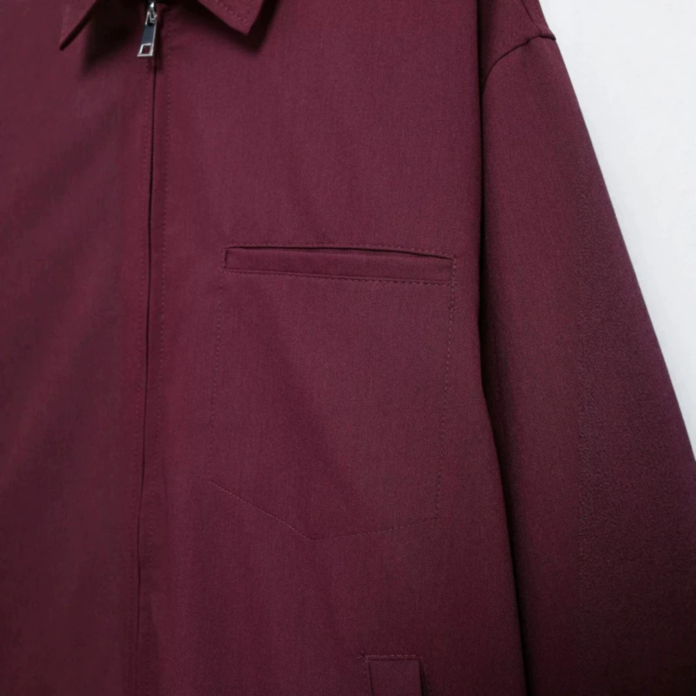 ZARA Stylish Simple Windbreaker Zip Up Jacket